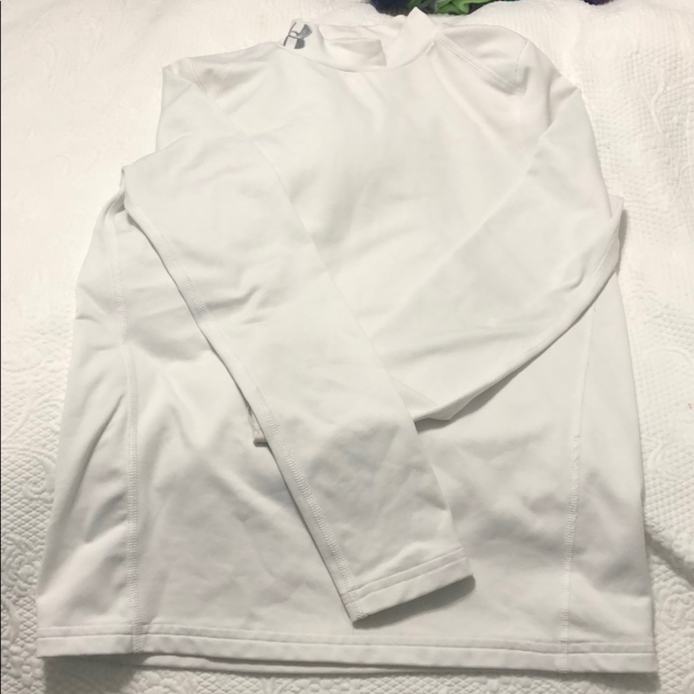 under armor fitted cold gear youth top